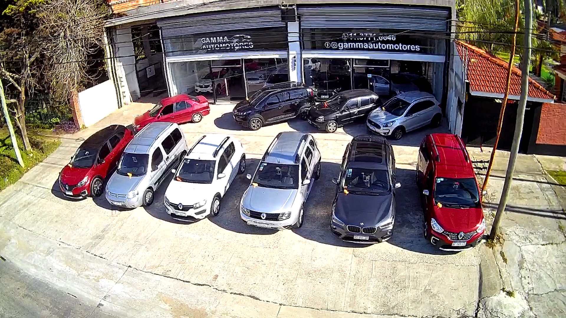 Vista aérea del local de Gamma Automotores